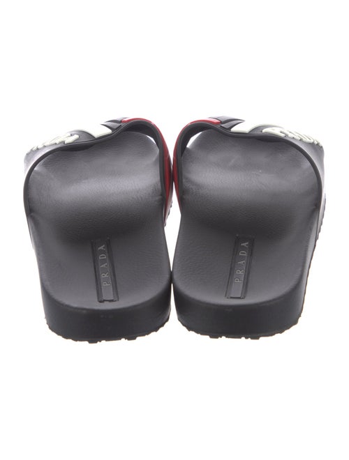 Prada Sport Rubber Printed Slides