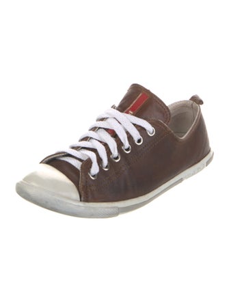 Prada Sport Leather Sneakers