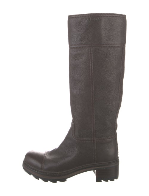 Prada Sport Late 2000's - Early 2010's Leather Riding Boots