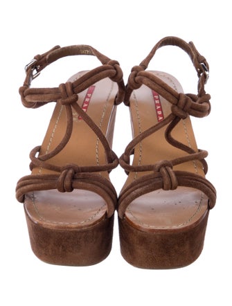 Prada Sport Suede Sandals