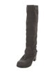 Prada Sport Riding Suede Riding Boots