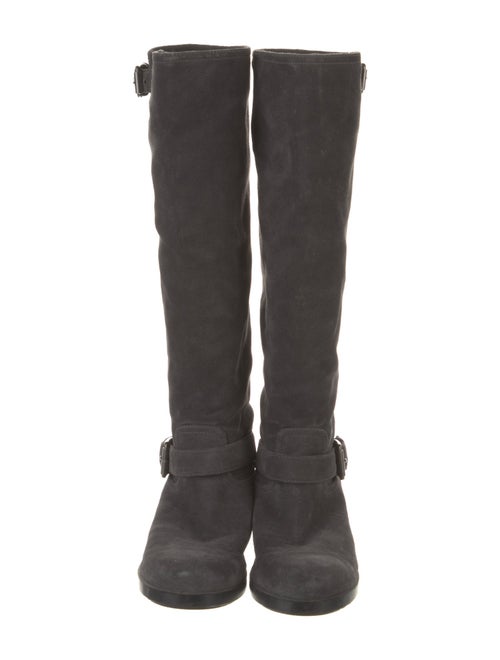 Prada Sport Riding Suede Riding Boots
