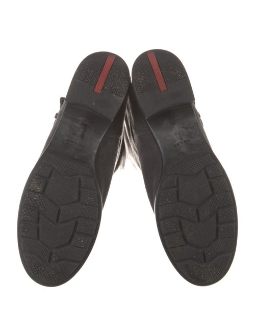 Prada Sport Riding Suede Riding Boots