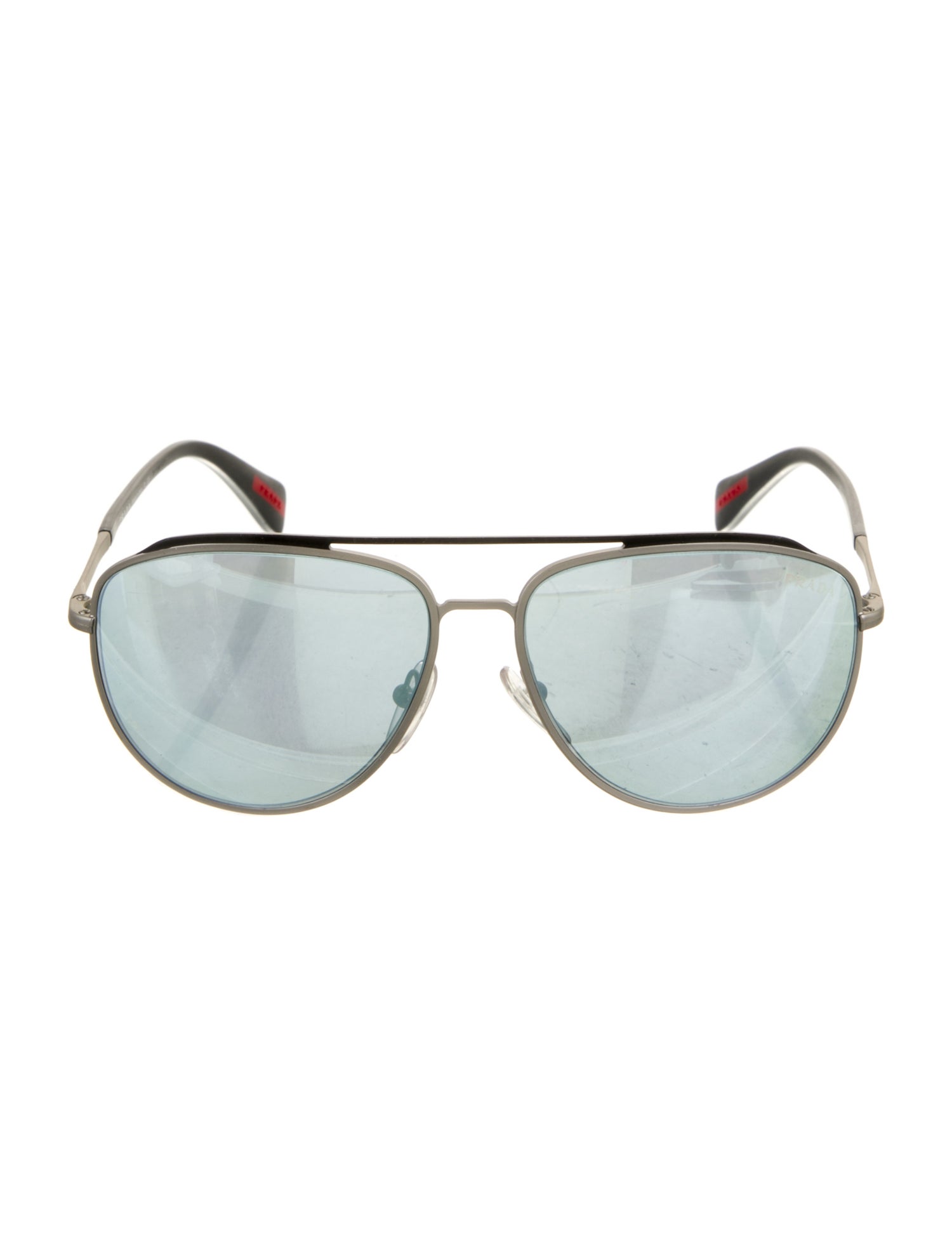 Prada Sport Aviator Mirrored Sunglasses