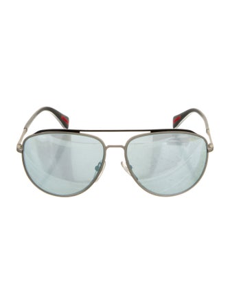 Prada Sport Aviator Mirrored Sunglasses