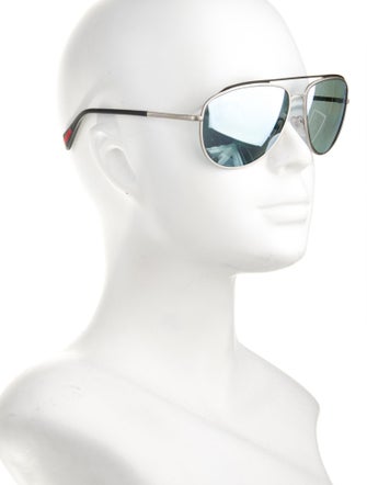 Prada Sport Aviator Mirrored Sunglasses