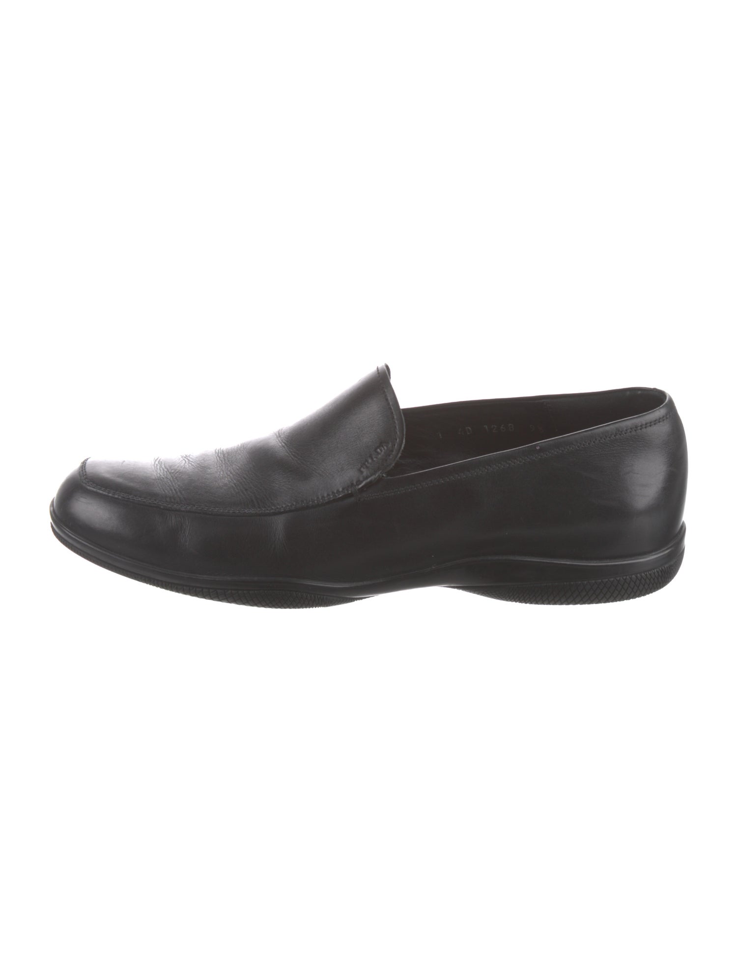 Prada Sport Late 1990's - Early 2000's Leather Loafers