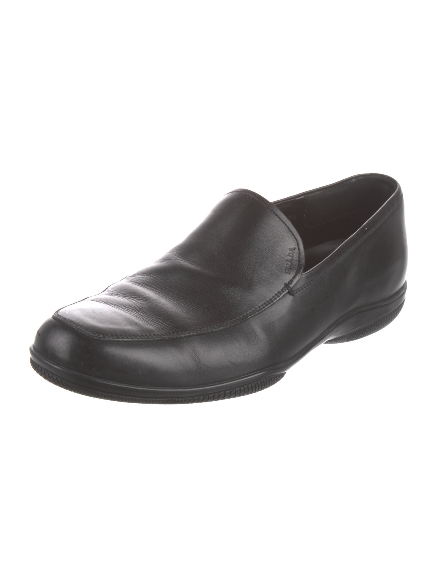 Prada Sport Late 1990's - Early 2000's Leather Loafers