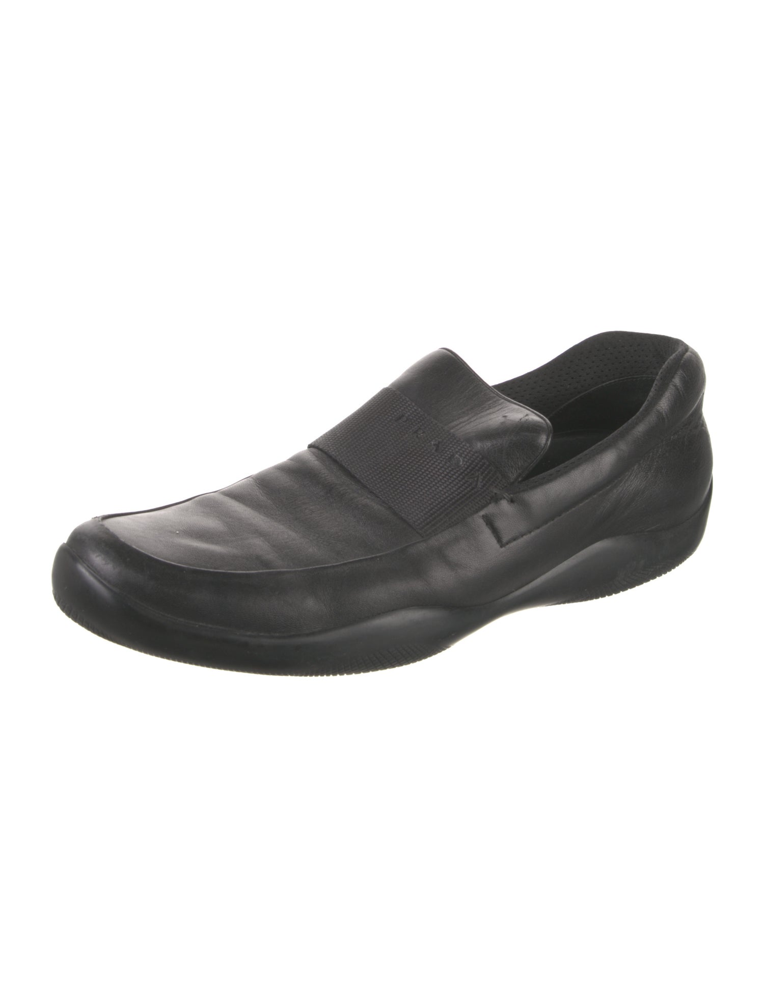 Prada Sport Leather Dress Loafers