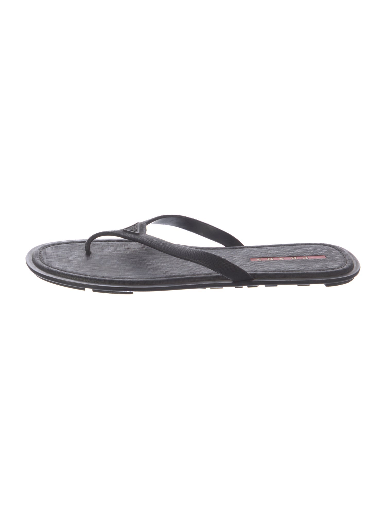 Prada Sport Rubber Flip Flops