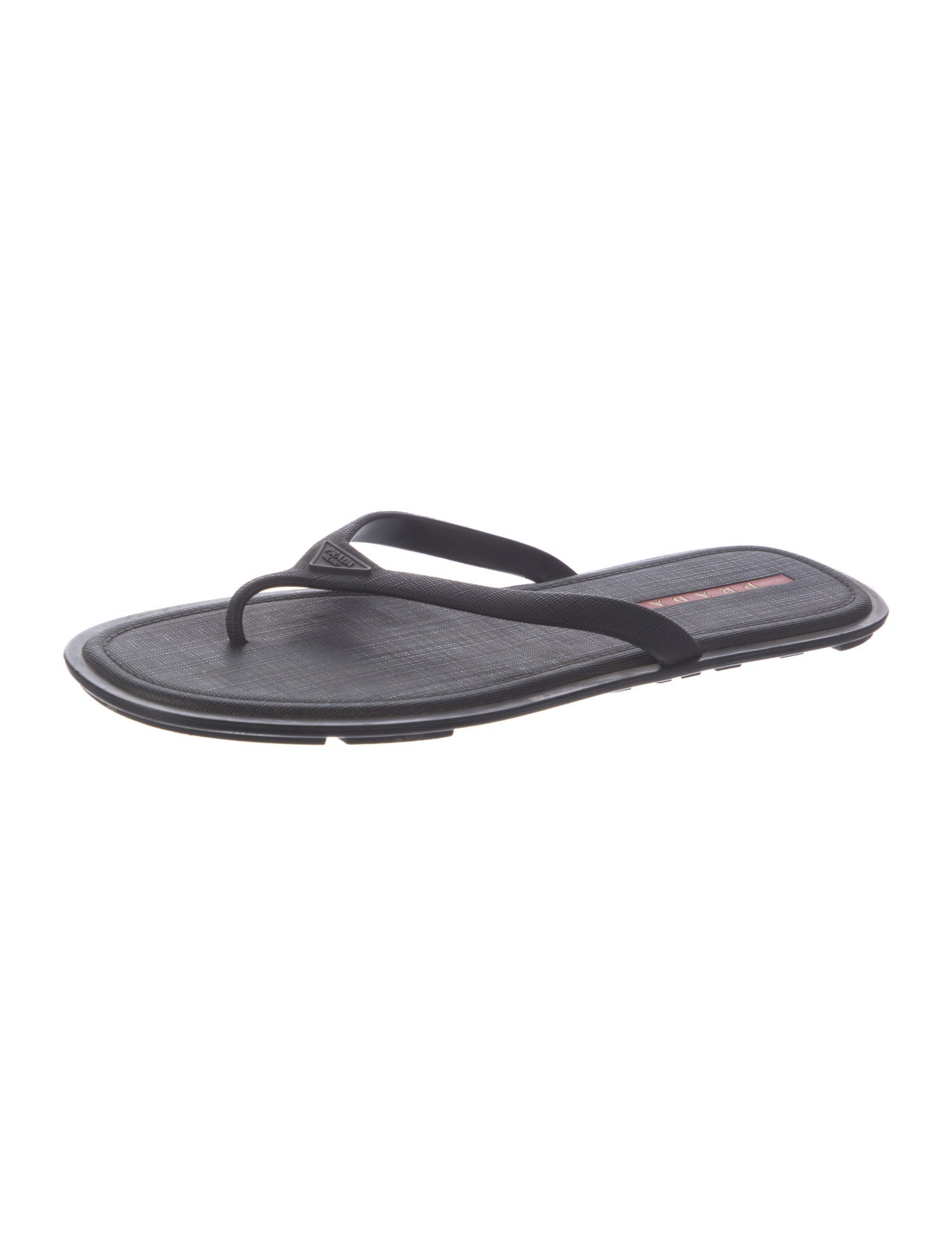 Prada Sport Rubber Flip Flops