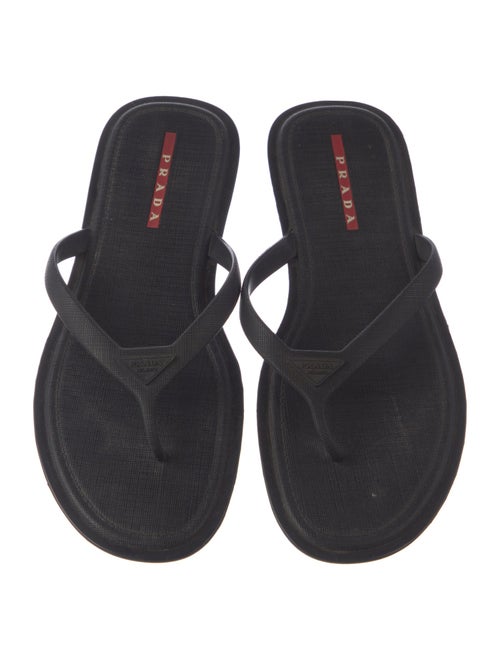 Prada Sport Rubber Flip Flops