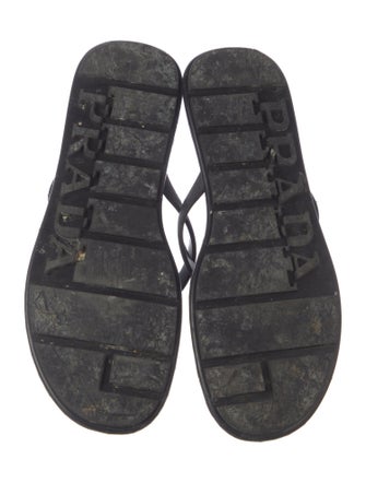 Prada Sport Rubber Flip Flops