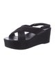 Prada Sport Leather Slingback Sandals
