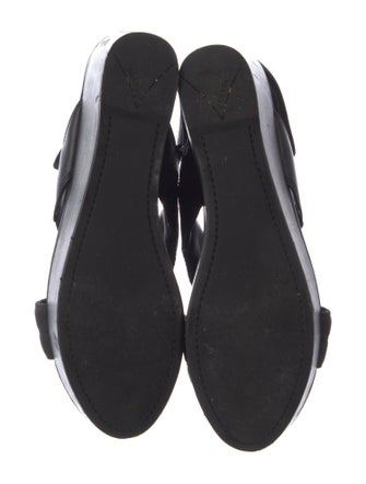 Prada Sport Leather Slingback Sandals