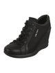 Prada Sport Leather Trim Embellishment Pumps