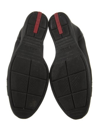 Prada Sport Leather Trim Embellishment Pumps