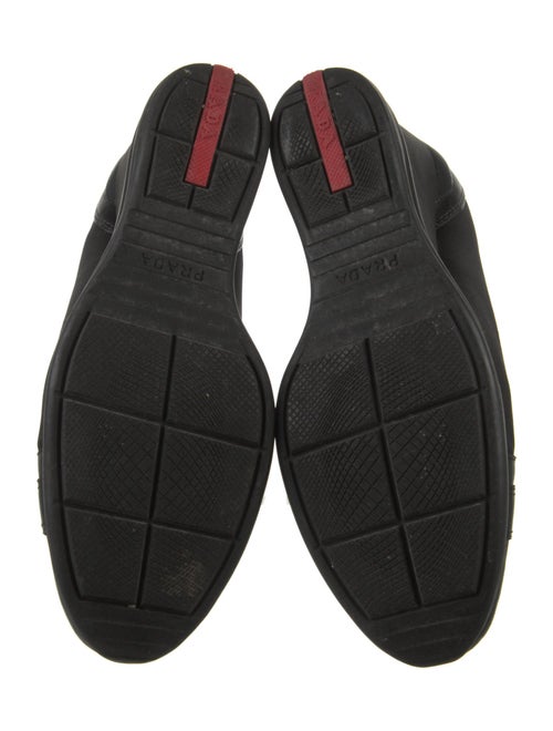 Prada Sport Leather Trim Embellishment Pumps