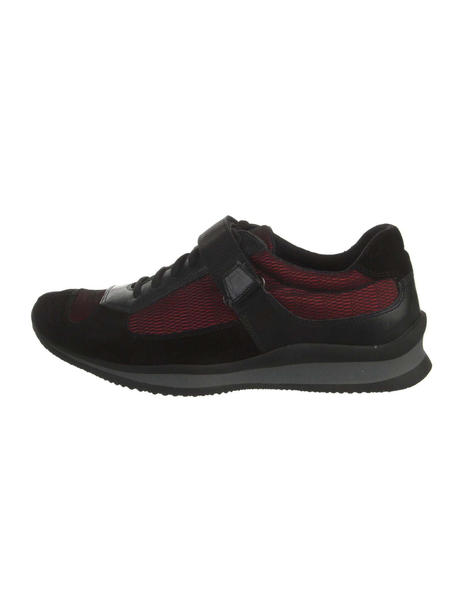 Prada Sport Mesh Colorblock Pattern Sneakers