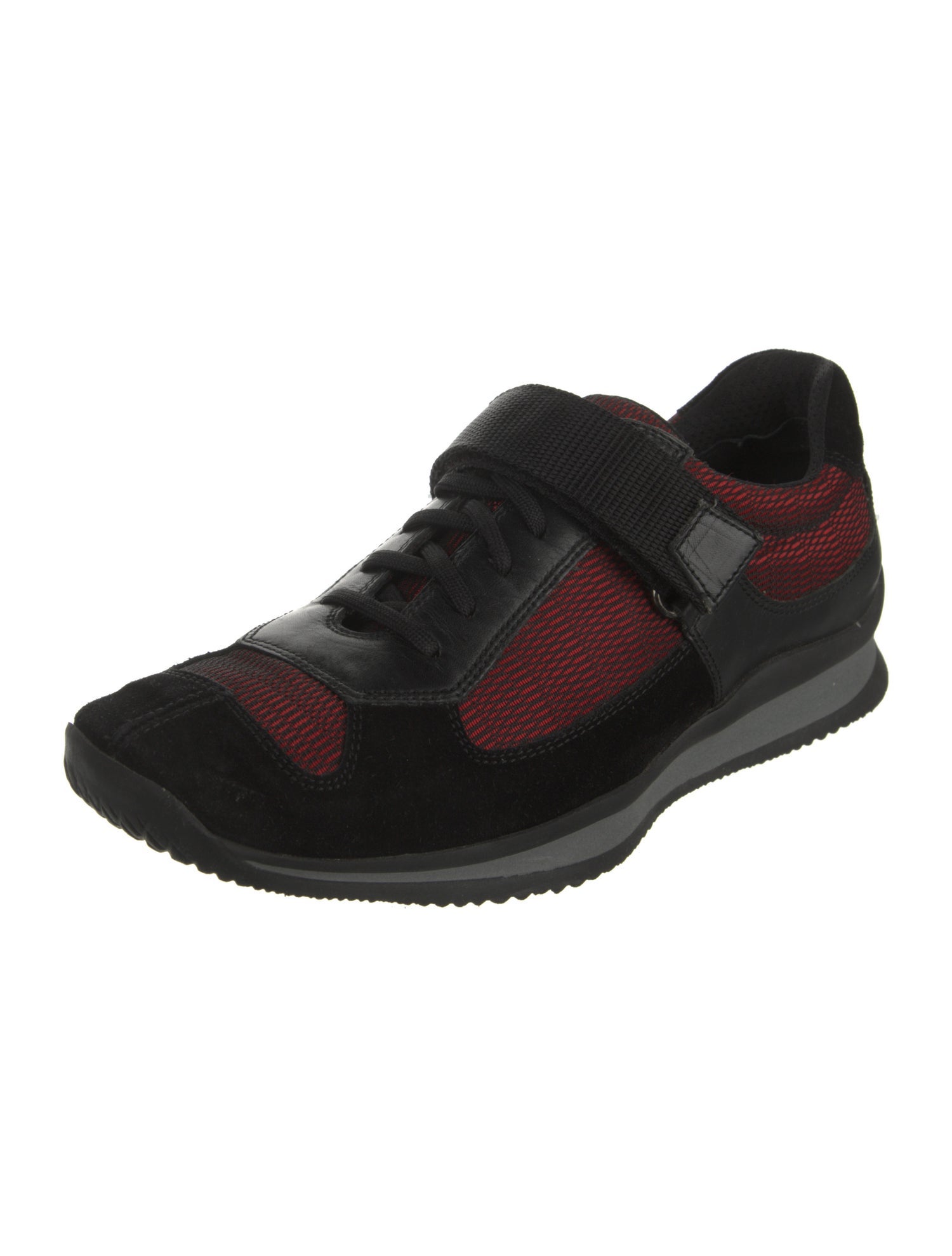 Prada Sport Mesh Colorblock Pattern Sneakers