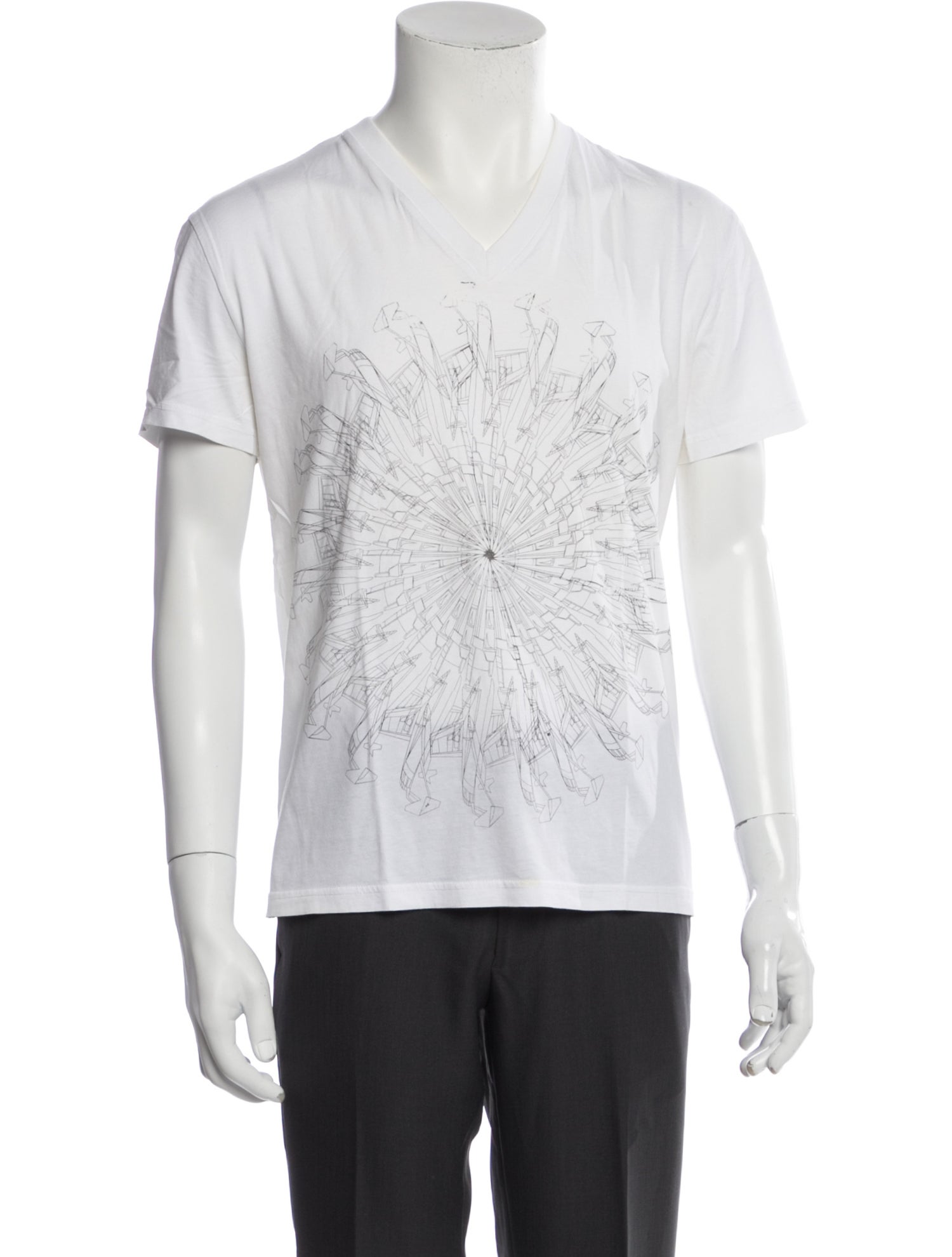 Prada Sport Late 2000's - Early 2010's Graphic Print T-Shirt