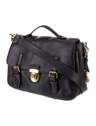 Prada Vitello Daino Leather Messenger Bag