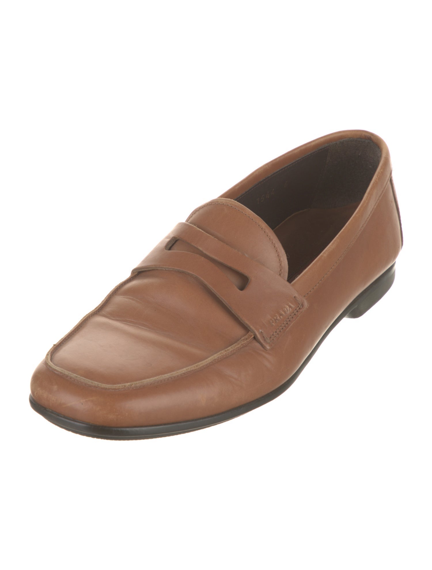 Prada Sport Leather Loafers