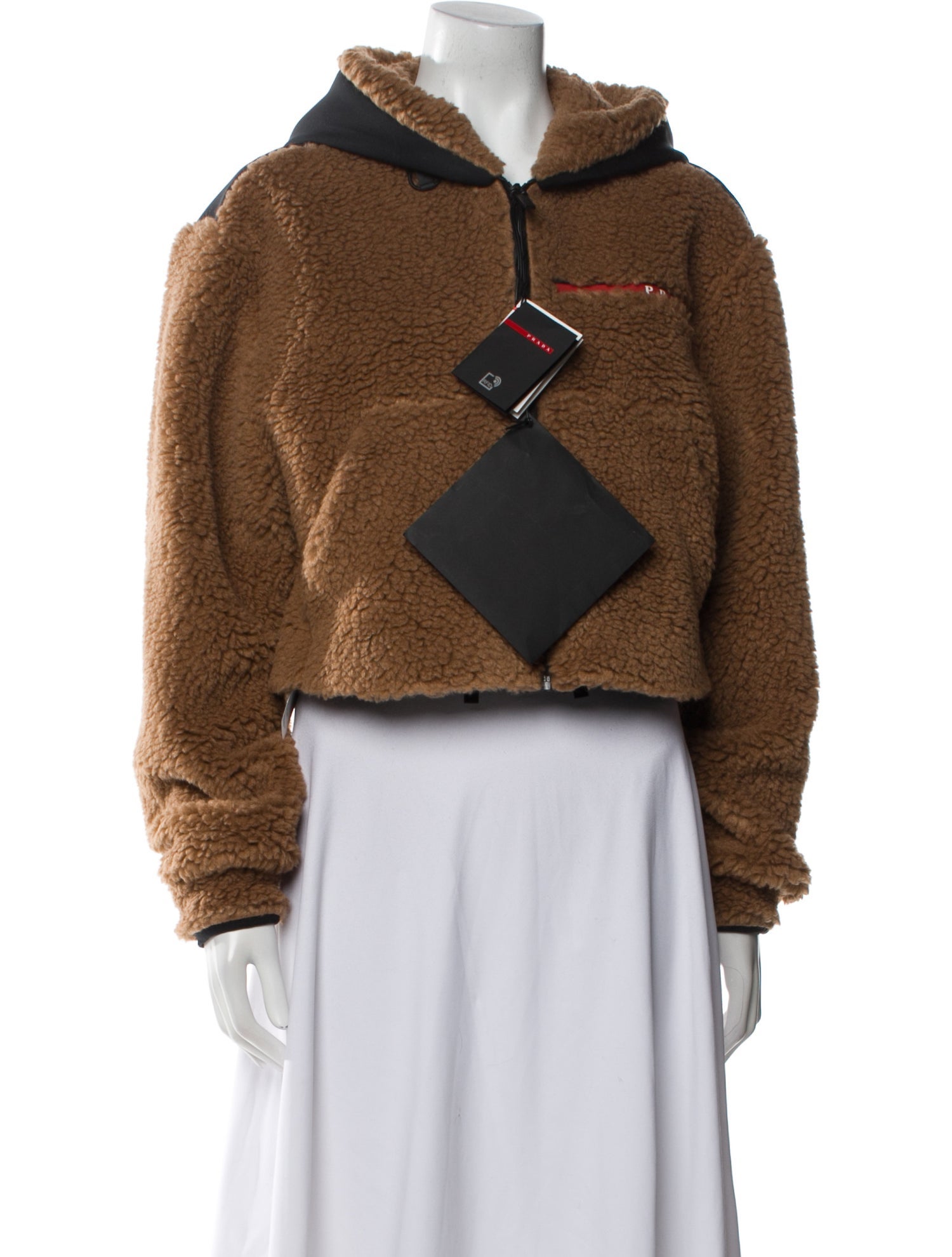 Prada 2022 Linea Rossa Faux Fur Jacket w/ Tags