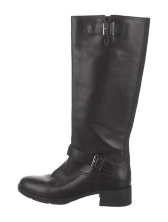 Prada Sport Late 1990's - Early 2000's Leather Riding Boots
