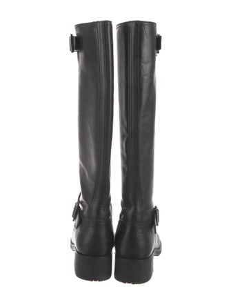 Prada Sport Late 1990's - Early 2000's Leather Riding Boots