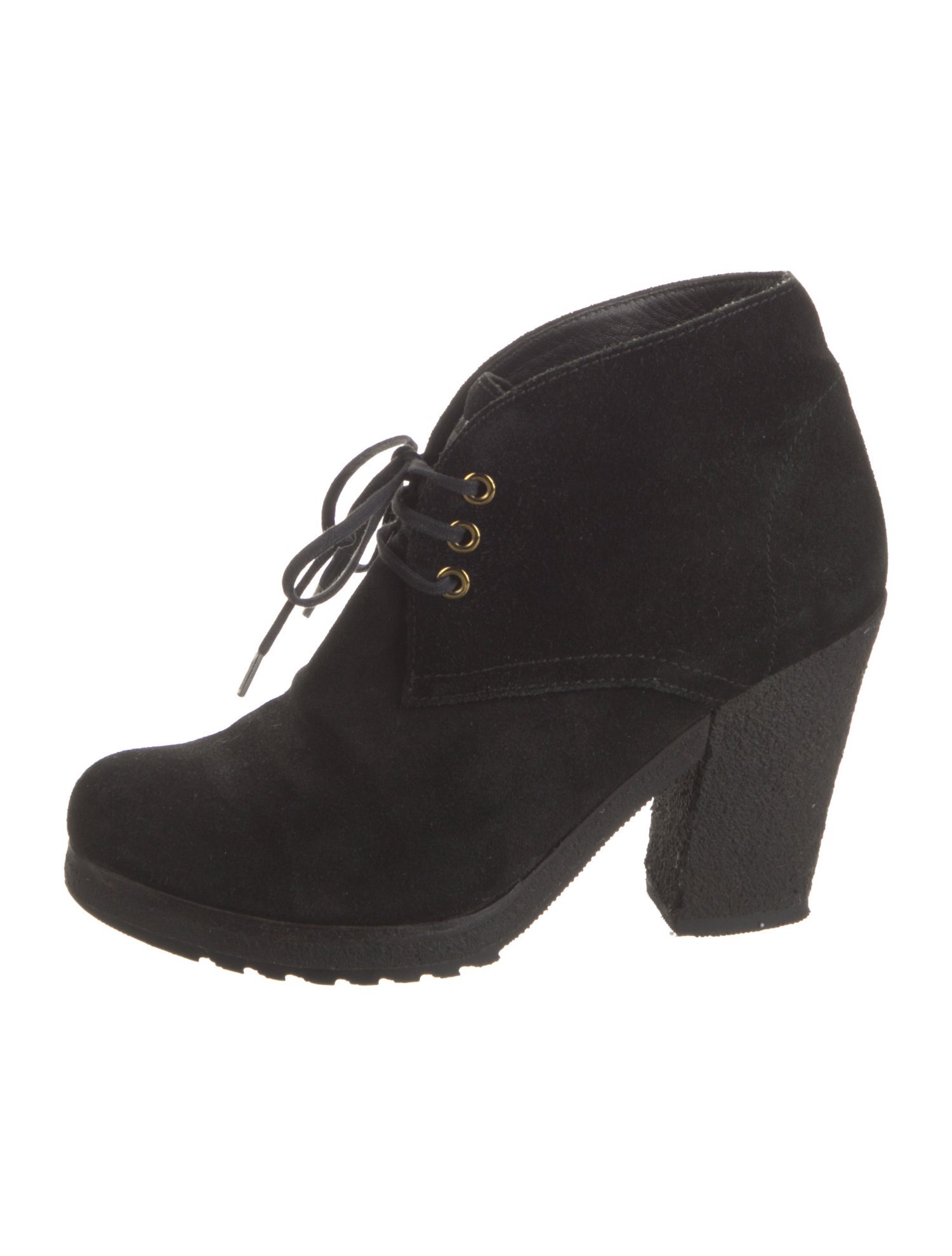 Prada Sport Suede Lace-Up Boots