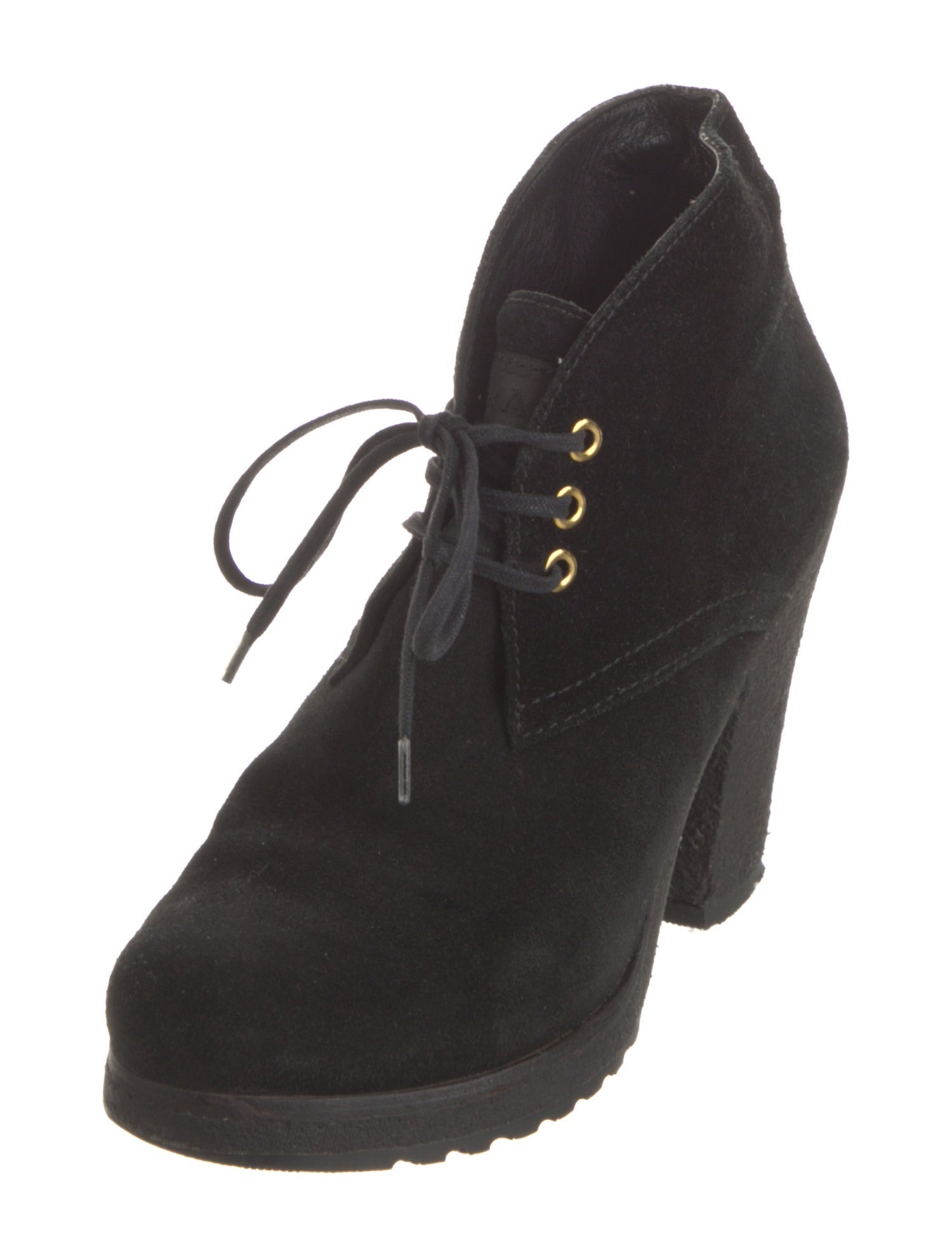 Prada Sport Suede Lace-Up Boots