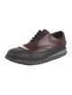 Prada Sport Leather Lasercut Accents Boat Shoes
