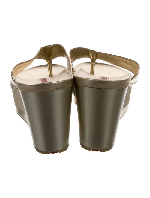 Prada Sport Leather Flip Flops