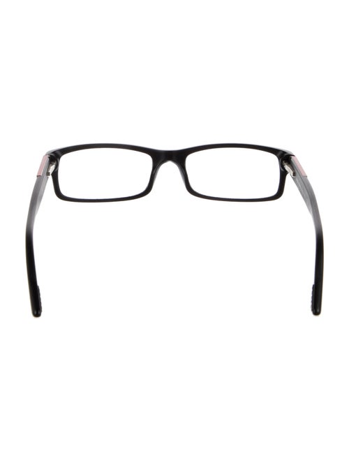 Prada Sport Linea Rossa Square Square Eyeglasses