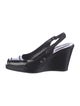 Prada Sport Patent Leather Slingback Pumps