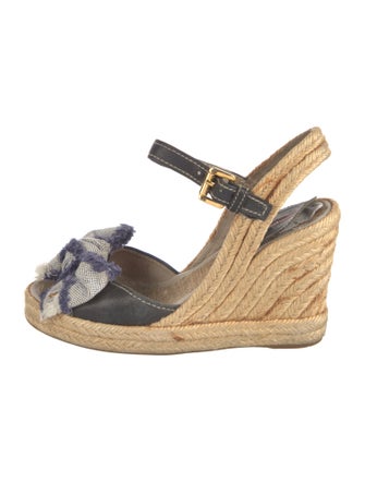 Prada Sport Jute Printed Espadrilles