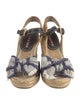Prada Sport Jute Printed Espadrilles