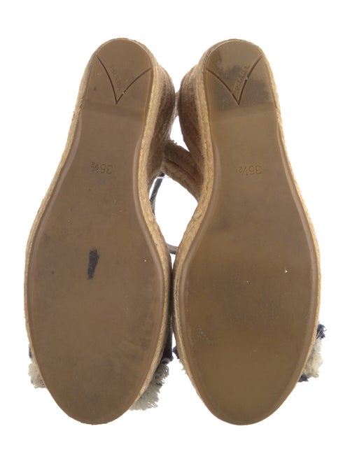 Prada Sport Jute Printed Espadrilles