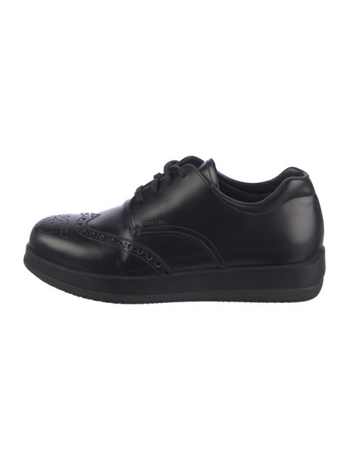 Prada Sport Leather Lasercut Accents Brogues