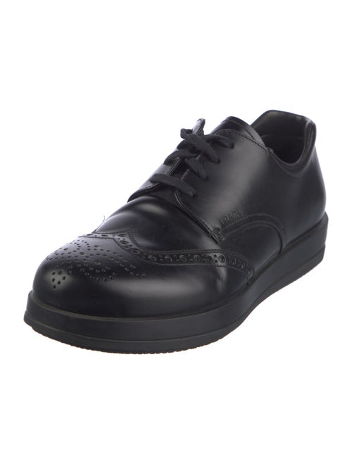Prada Sport Leather Lasercut Accents Brogues