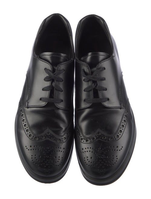 Prada Sport Leather Lasercut Accents Brogues