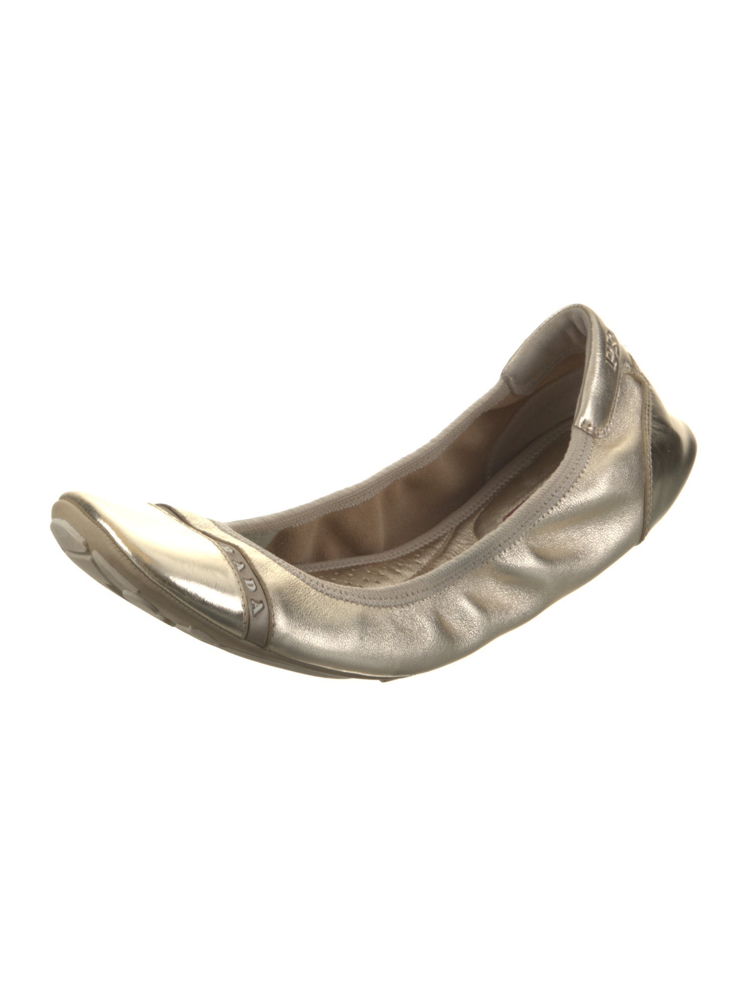 Prada Sport Leather Ballet Flats