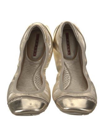 Prada Sport Leather Ballet Flats