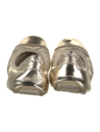 Prada Sport Leather Ballet Flats