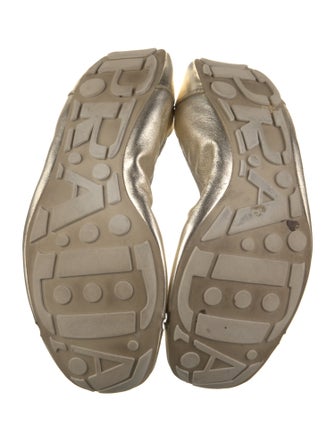 Prada Sport Leather Ballet Flats