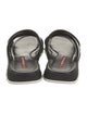 Prada Sport Leather Slingback Sandals