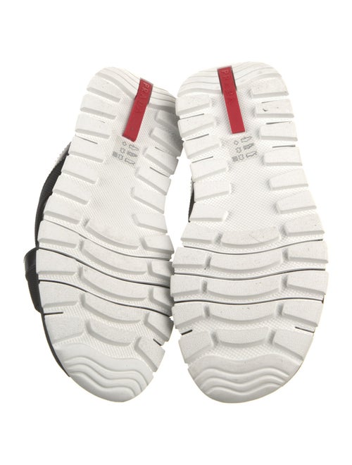 Prada Sport Leather Slingback Sandals