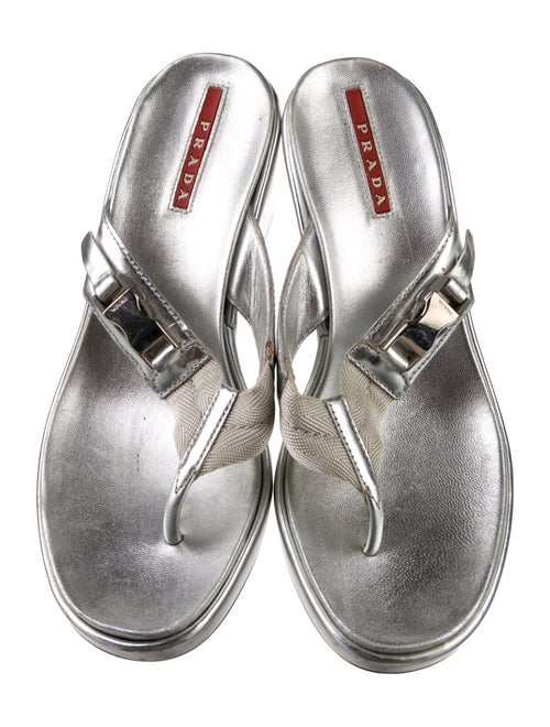 Prada Sport Leather Slides