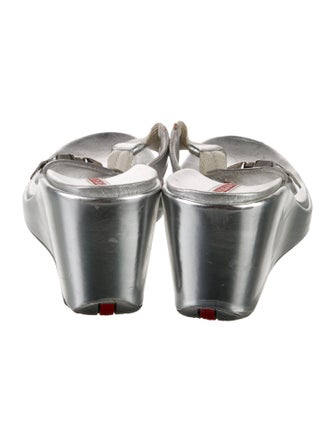 Prada Sport Leather Slides